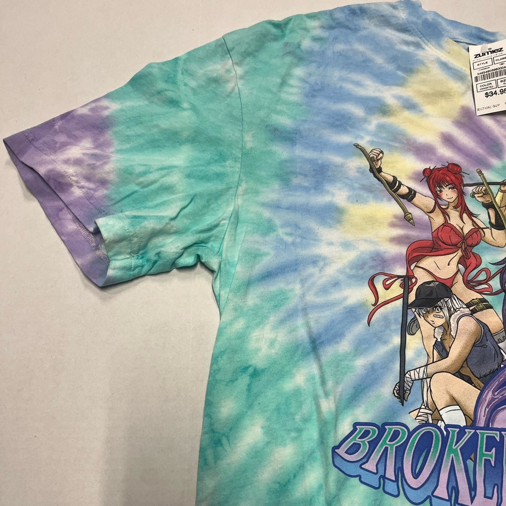 Broken Promises Tie-Dye Graphic Tee - Picture 4 of 6